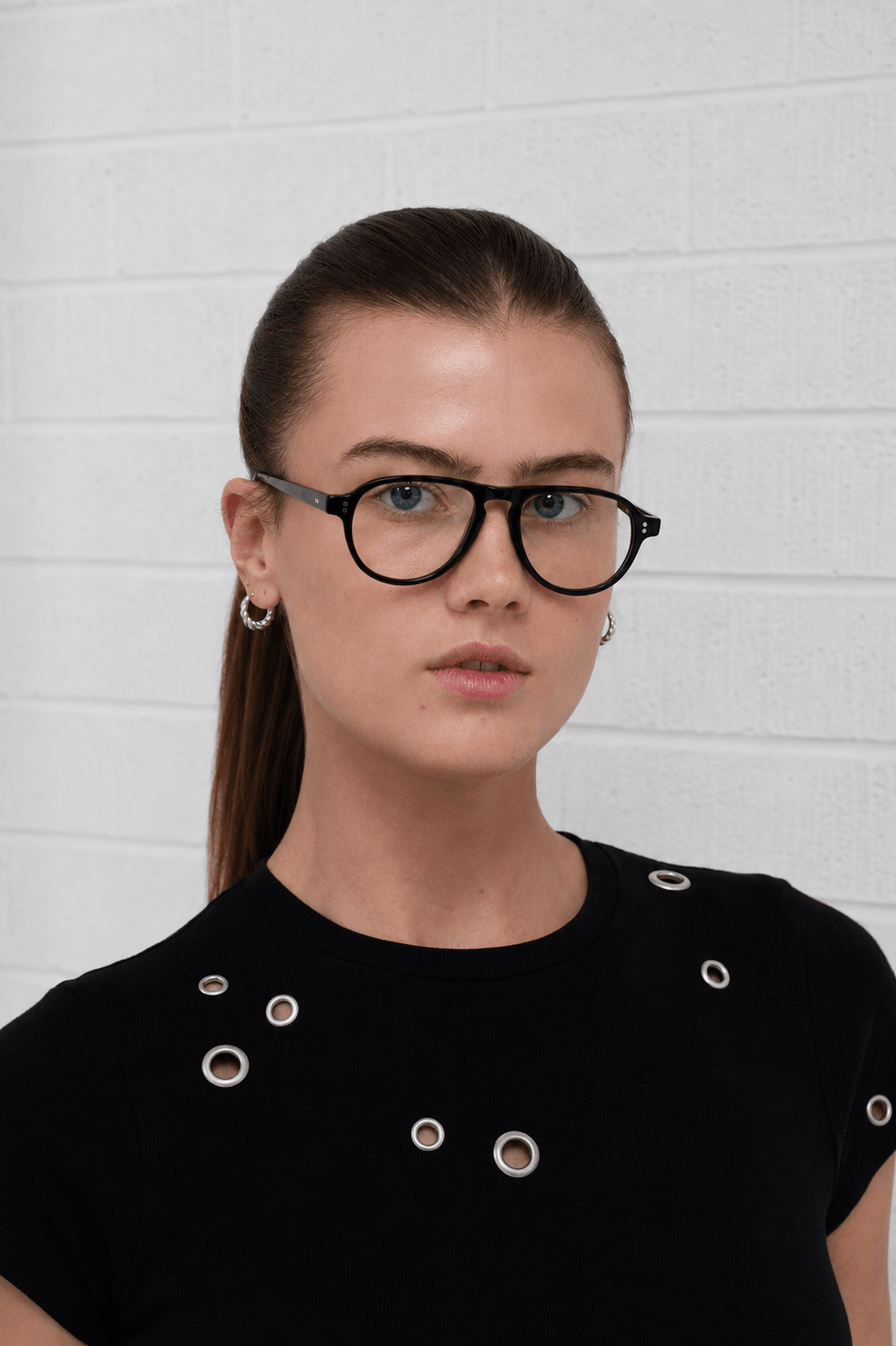 Liam Optical / Black Acetate & Clear Lens - Shade Files