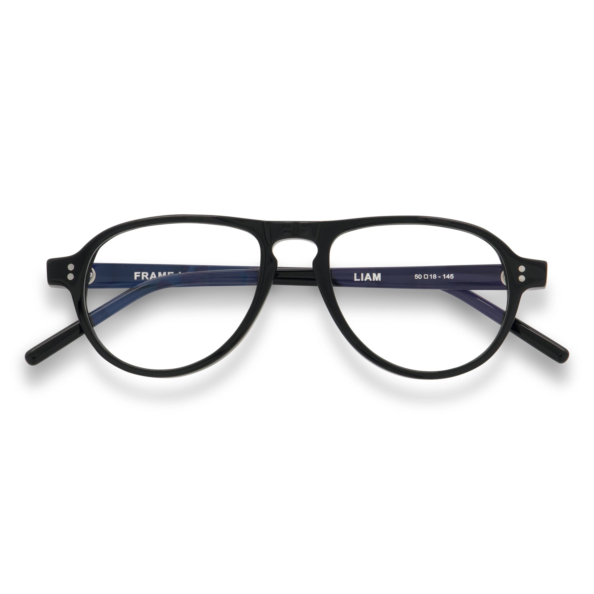 Liam Optical / Black Acetate & Prescription Lens - Shade Files