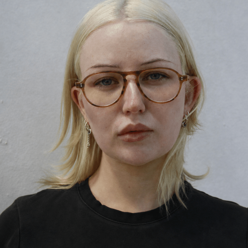 Liam Optical / Dual Brown Acetate & Clear Lens - Shade Files