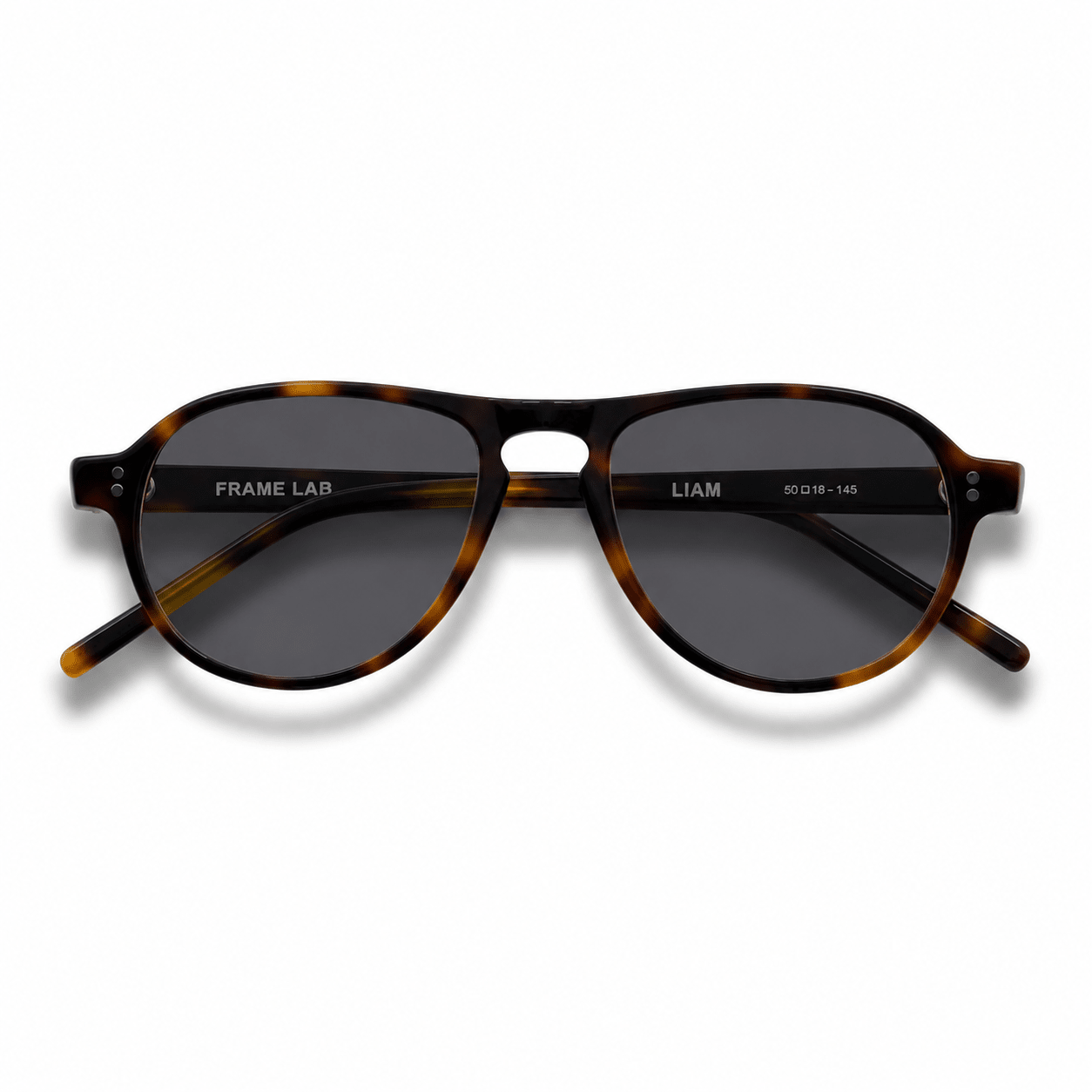 Liam / Tortoise Acetate & Polarised Grey Lens - Shade Files
