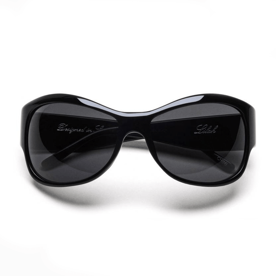 Lilah / Black Acetate & Black Lens