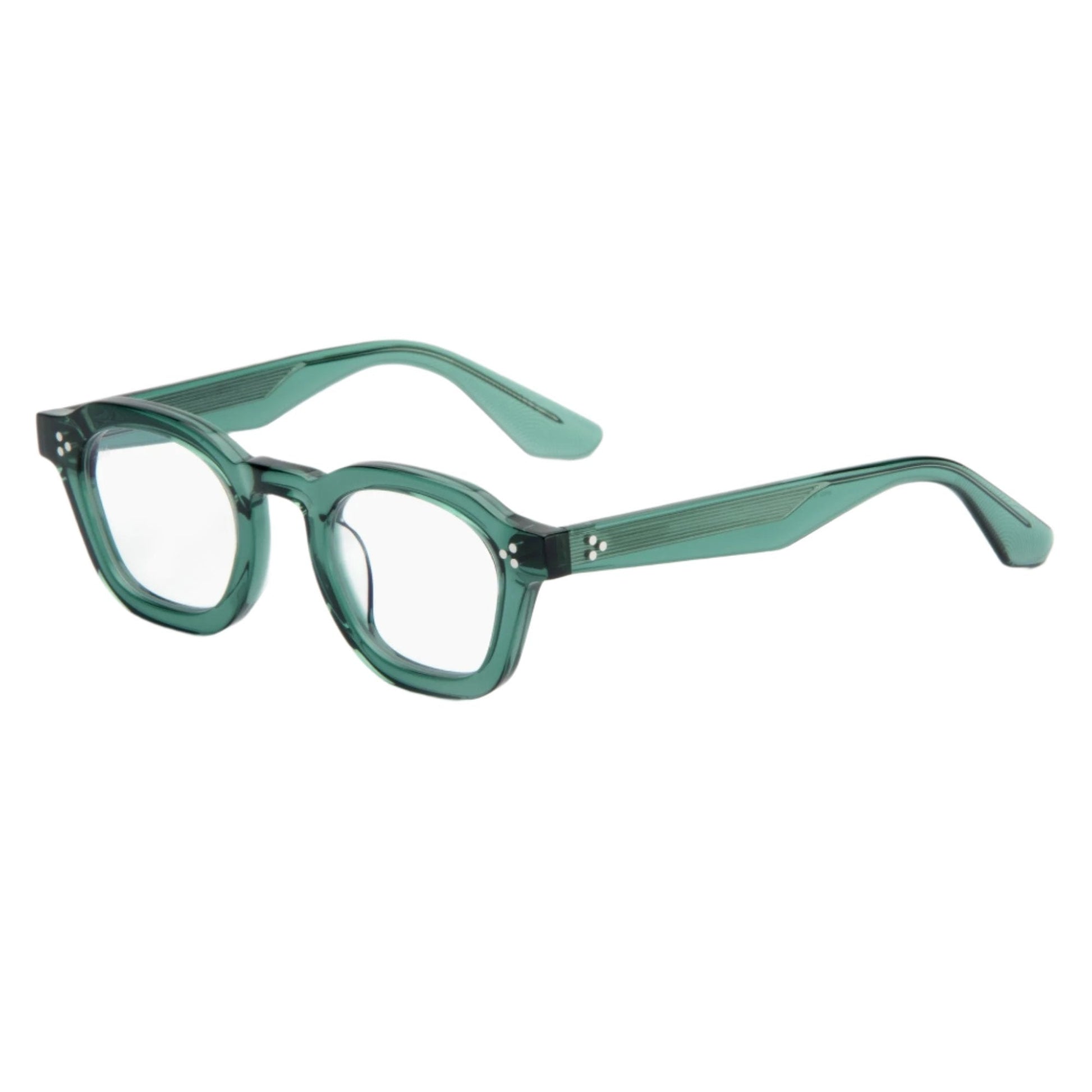 Logos Optical / Teal Acetate & Blue - Light Lens - Shade Files