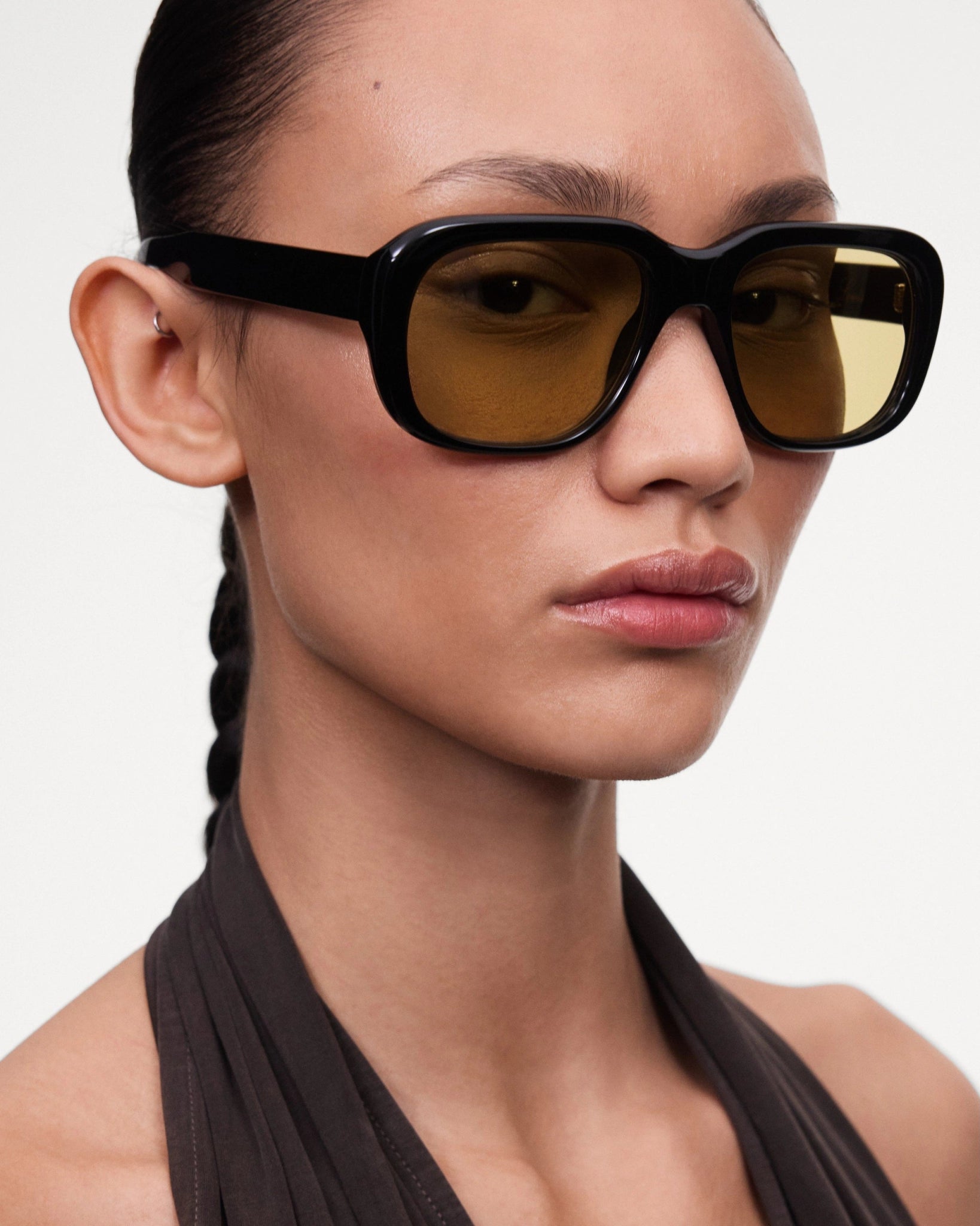 Louis / Black Acetate & Caramel Lens - Shade Files
