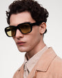 Louis / Black Acetate & Caramel Lens - Shade Files