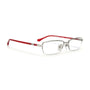 Lucky Star Optical / Silver Red Rimless & Blue - Light Lens - Shade Files