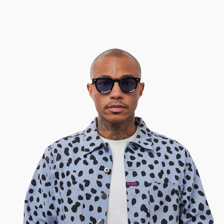 Luna / Black Acetate & Blue Lens - Shade Files