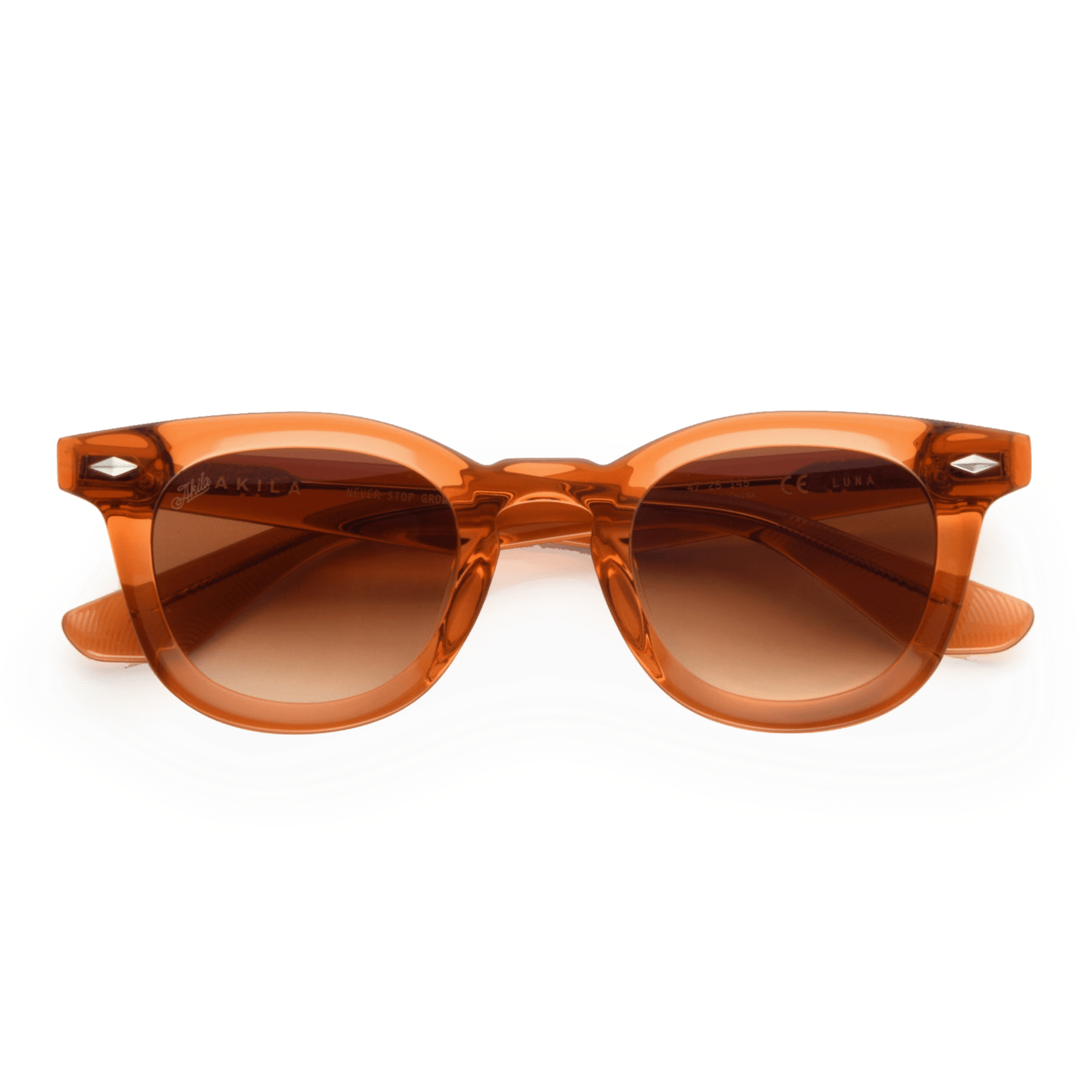 Luna / Burnt Orange Acetate & Gradient Amber Lens - Shade Files