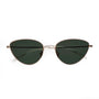 Luna / Gold Metal & Green Solid Lens - Shade Files
