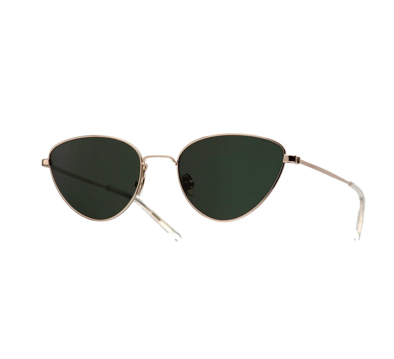 Luna / Gold Metal & Green Solid Lens - Shade Files