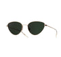 Luna / Gold Metal & Green Solid Lens - Shade Files