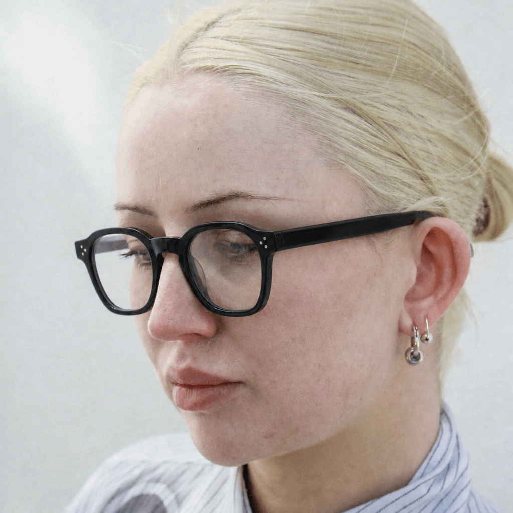 Marg Optical / Black Acetate & Clear Lens - Shade Files