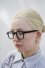 Marg Optical / Black Acetate & Clear Lens - Shade Files