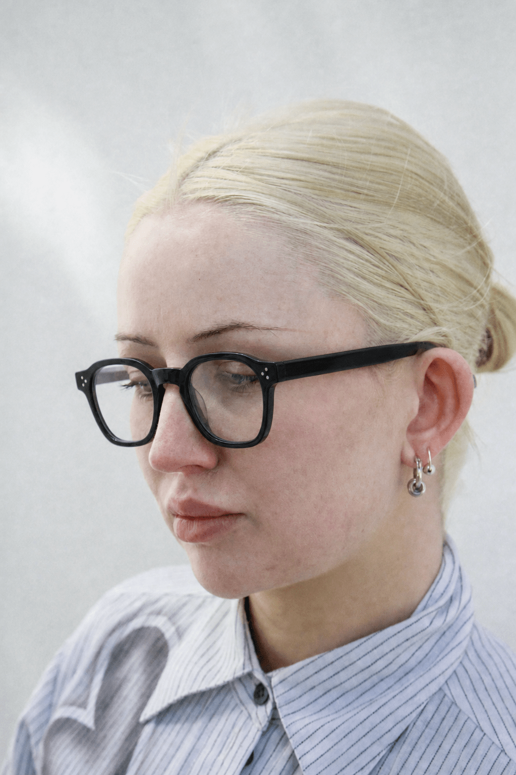 Marg Optical / Black Acetate & Clear Lens - Shade Files
