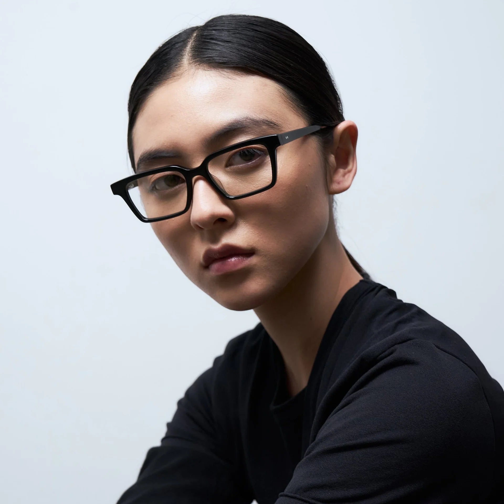 Maven Optical / Black Acetate & Blue - Light Lens - Shade Files