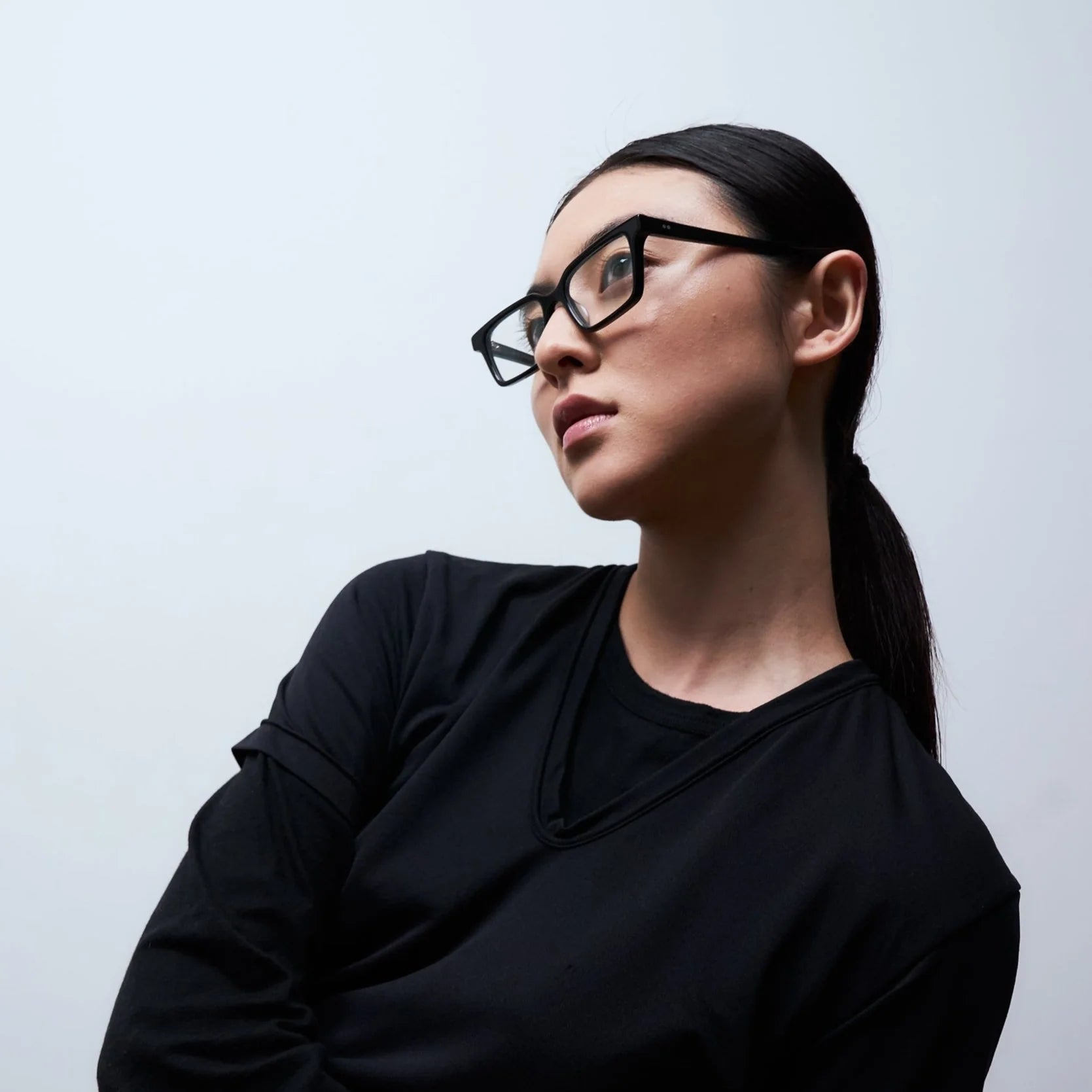 Maven Optical / Black Acetate & Blue - Light Lens - Shade Files