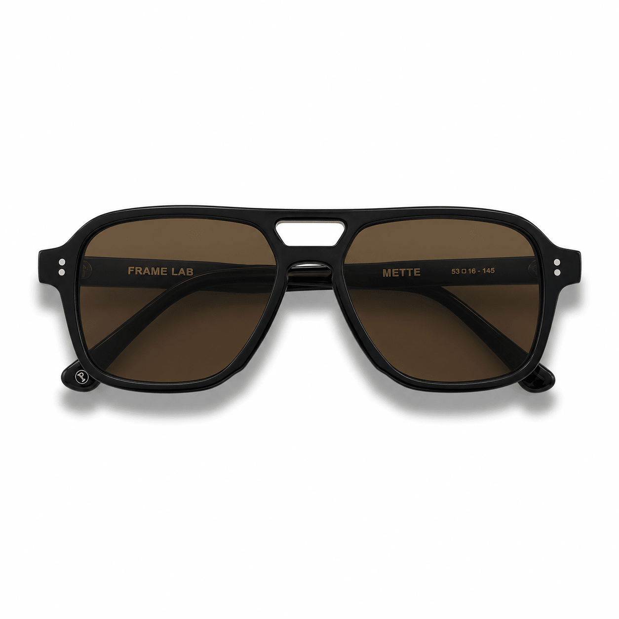 Mette / Black Acetate & Polarised Brown Lens - Shade Files