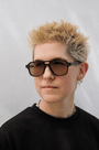Mette / Black Acetate & Polarised Brown Lens - Shade Files