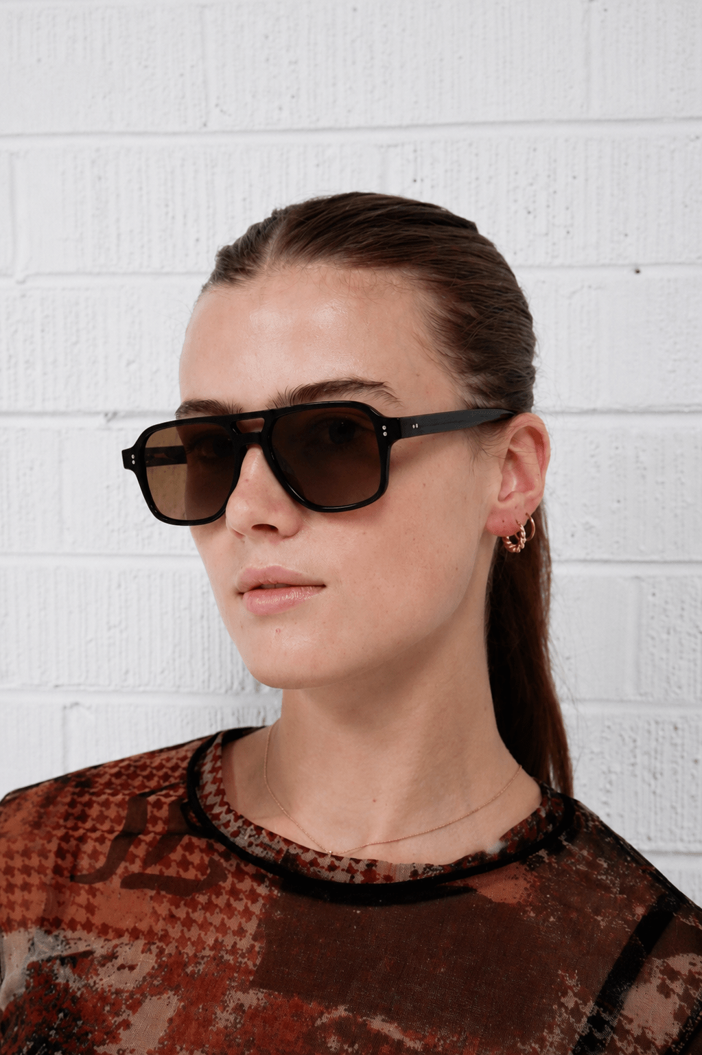 Mette / Black Acetate & Polarised Brown Lens - Shade Files