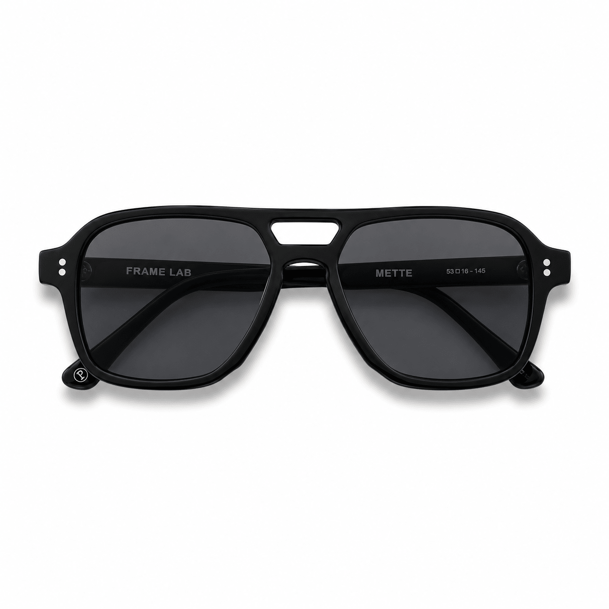 Mette / Black Acetate & Polarised Grey Lens - Shade Files