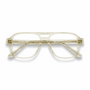 Mette Optical / Blonde Crystal Acetate & Clear Lens - Shade Files