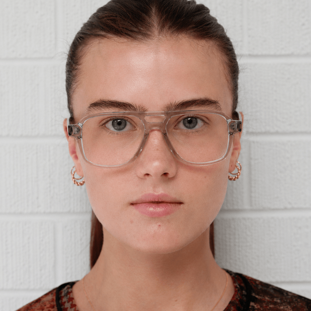 Mette Optical / Crystal Grey Acetate & Clear Lens - Shade Files