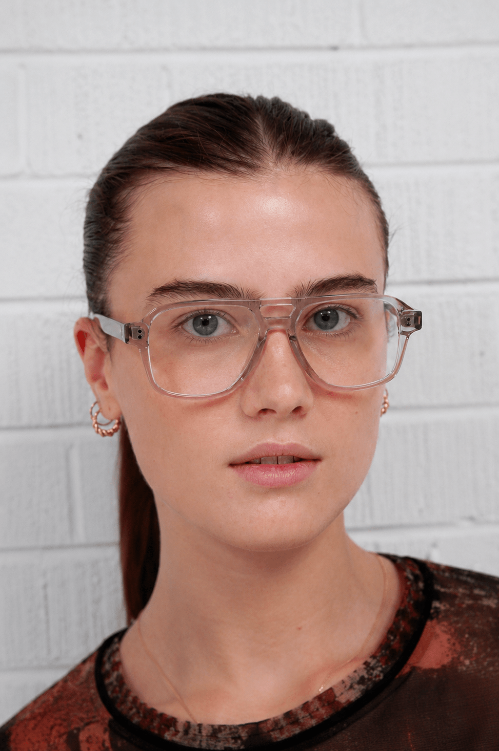 Mette Optical / Crystal Grey Acetate & Clear Lens - Shade Files
