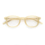 Musa Optical / Oyster White Acetate & Blue - Light Lens - Shade Files