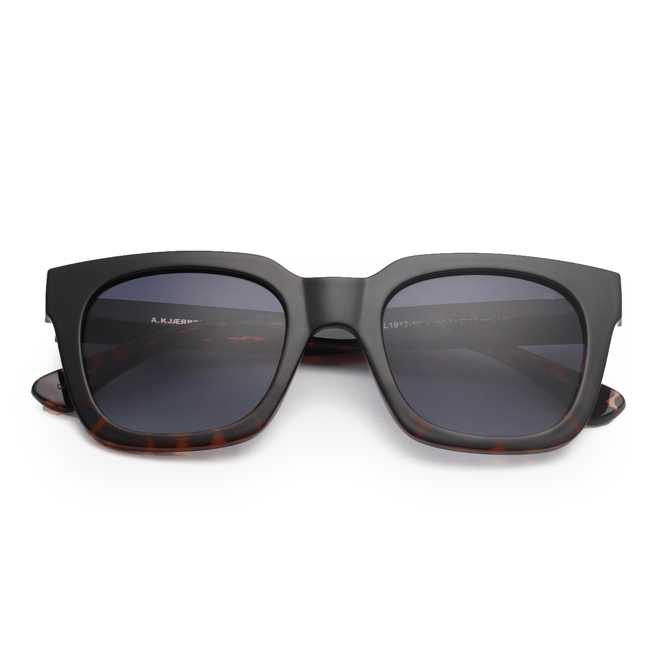 Nancy / Black Demi Tortoise & Graphite Blue Lens - Shade Files