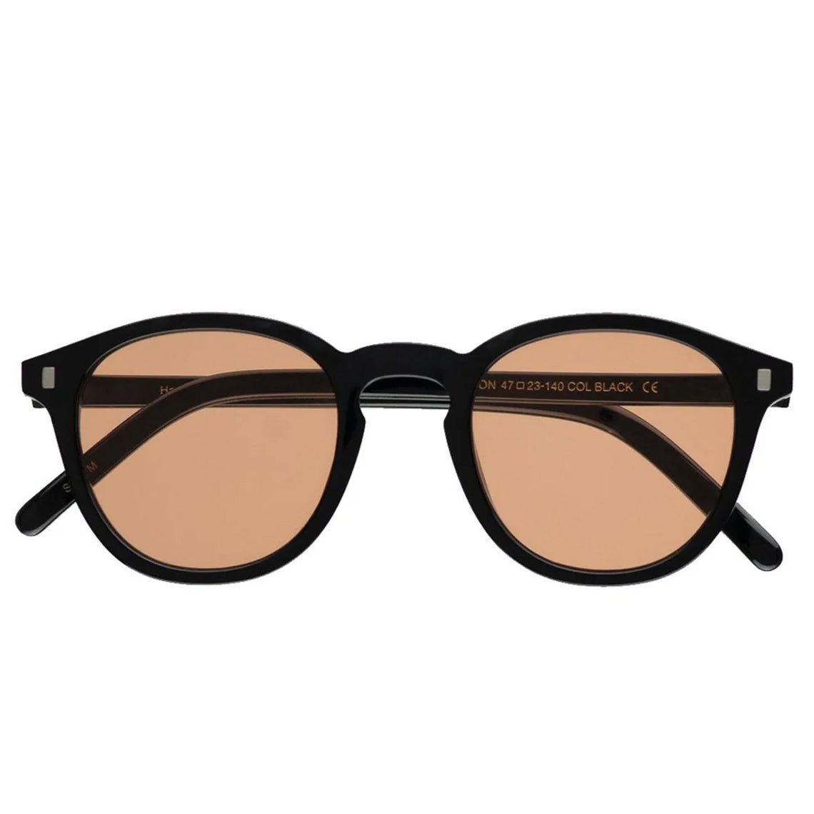 Nelson / Black Acetate & Orange Lens - Shade Files