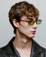 Noah / Matte Gun Metal Havana & Green Lens - Shade Files