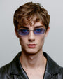 Noah / Silver Crystal & Blue Lens - Shade Files