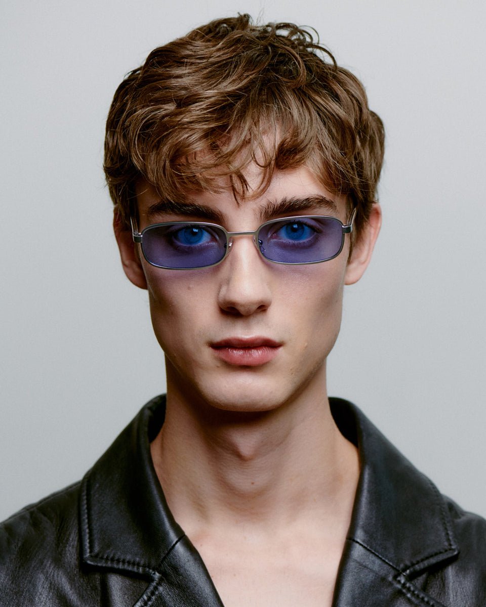 Noah / Silver Crystal & Blue Lens - Shade Files