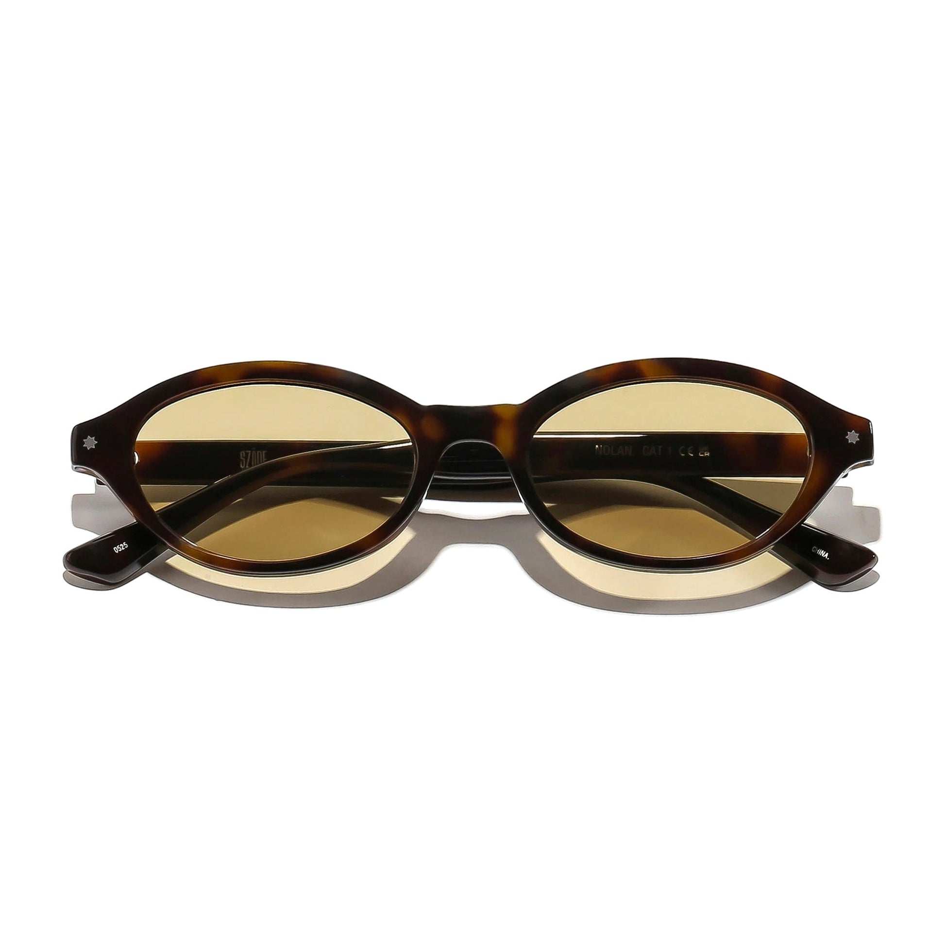 Nolan / Mustard Tortoiseshell & Caper Lens - Shade Files