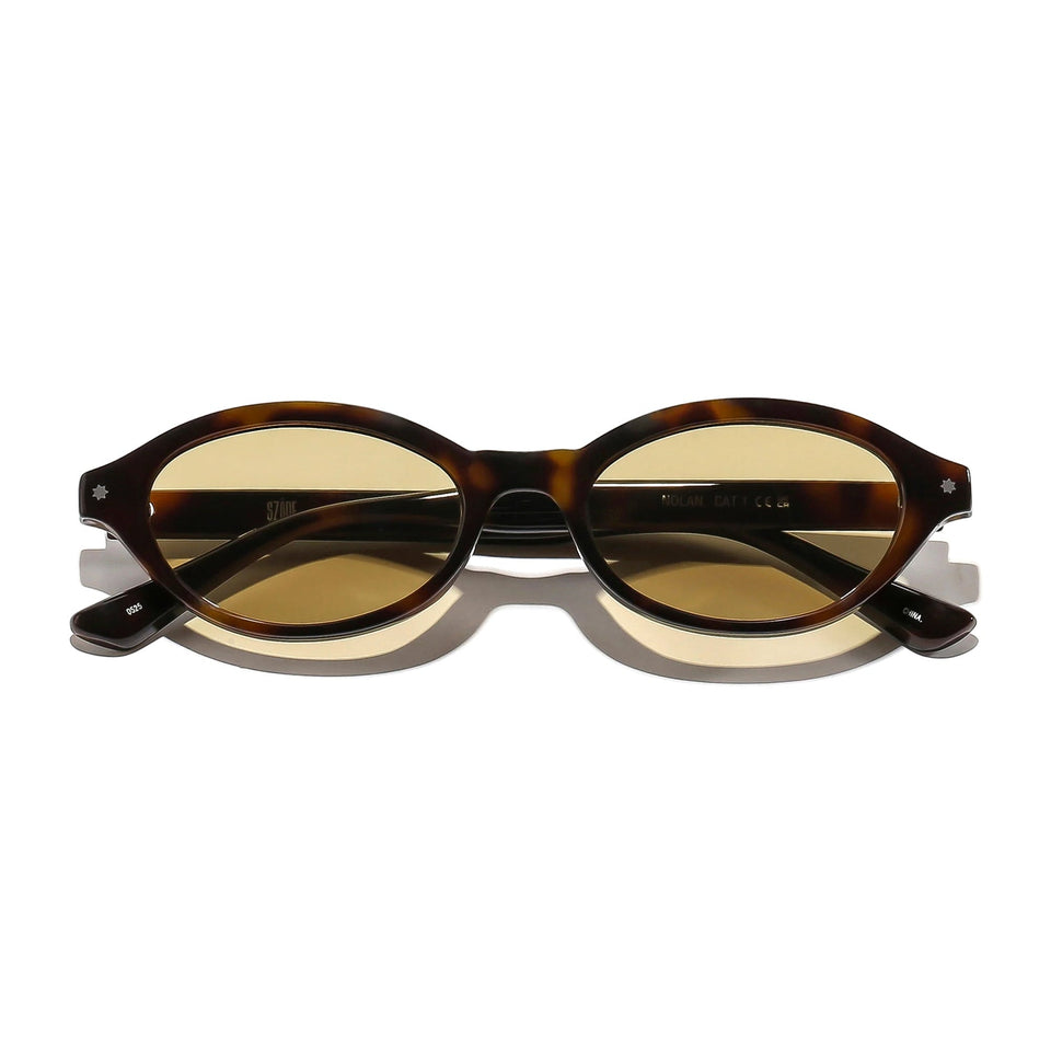 Nolan / Mustard Tortoiseshell & Caper Lens