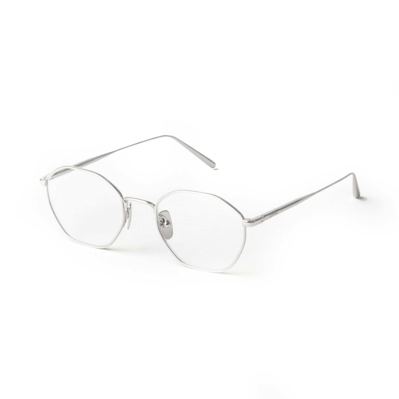 Octagon Steel Optical / Silver & Clear Lens - Shade Files