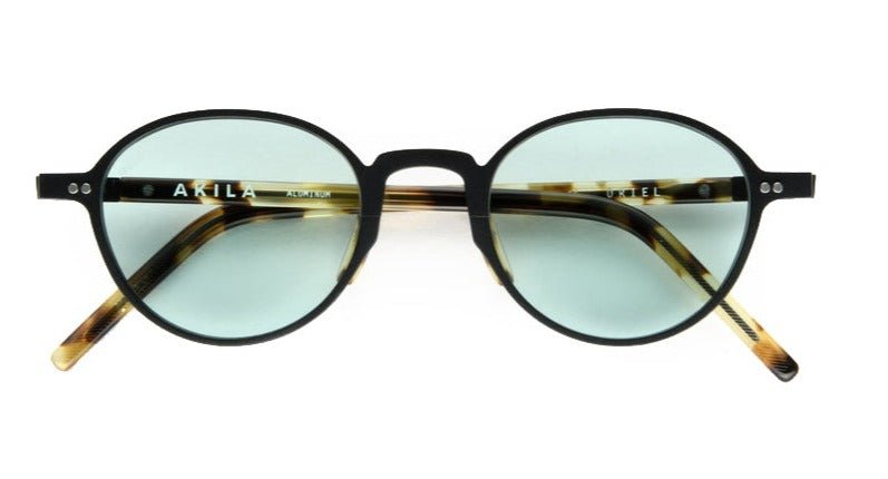 Oriel / Matte Black Aluminium & Light Adaptive Green Lens - Shade Files