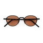 Oriel / Matte Black Aluminium & Light Adaptive Peach Lens - Shade Files