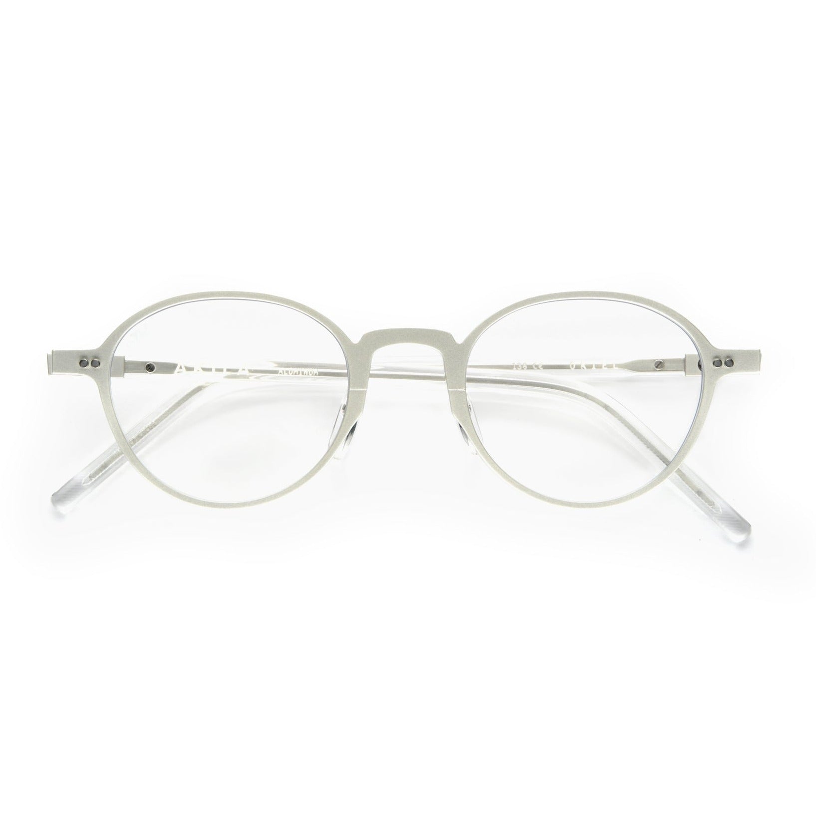 Oriel Optical / Matte Silver & Blue - Light Lens - Shade Files