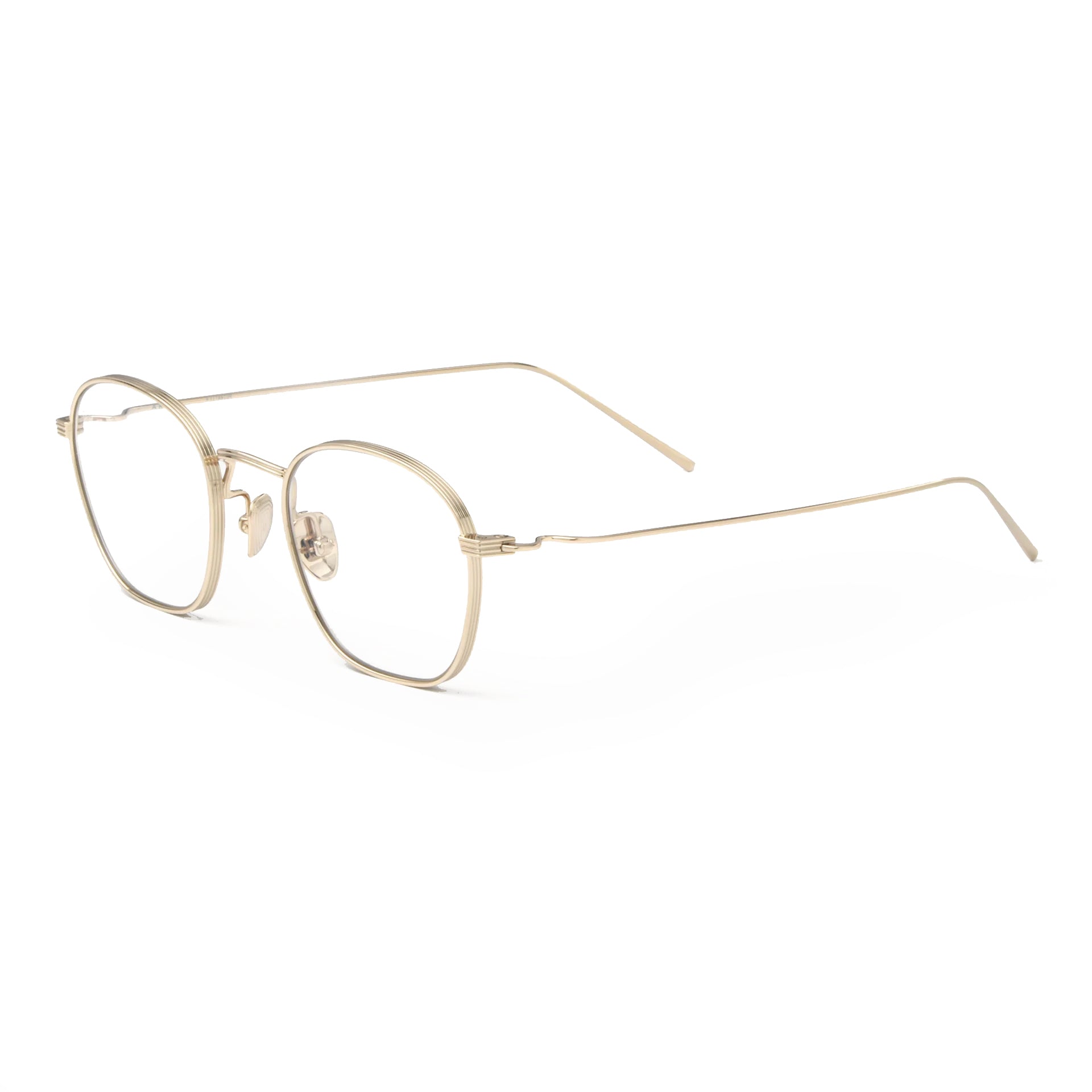 Osiris Optical / Gold Titanium & Blue - light Lens - Shade Files