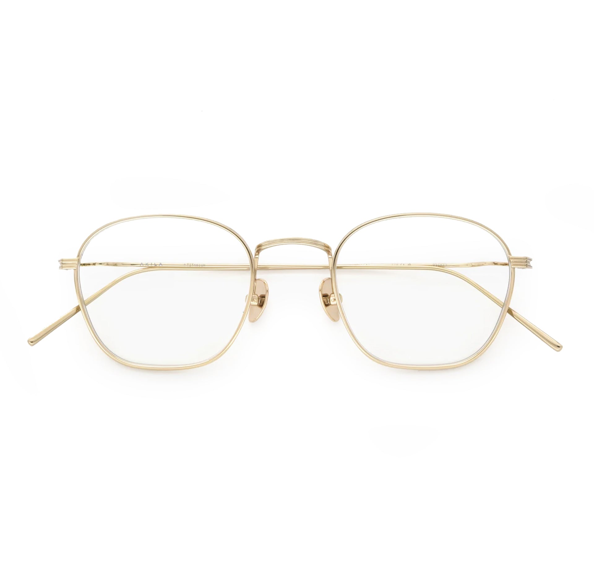 Osiris Optical / Gold Titanium & Blue - light Lens - Shade Files