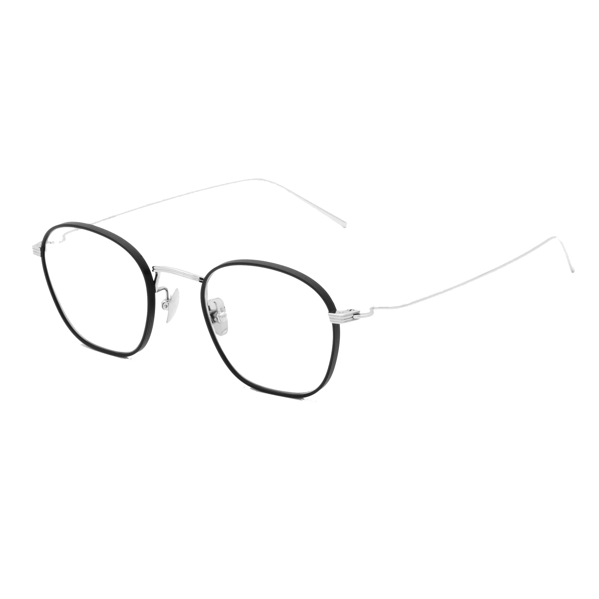 Osiris Optical / Matte Black Silver Titanium & Blue - light Lens - Shade Files