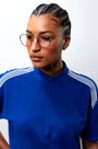 Osiris Optical / Matte Black Silver Titanium & Blue - light Lens - Shade Files