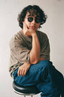 Otis / Black Steel & Green Solid Lens - Shade Files