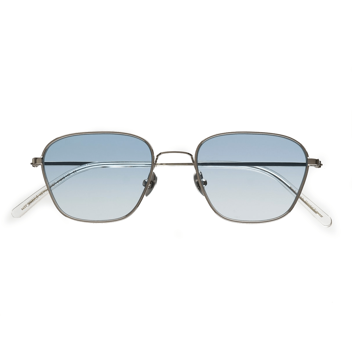 Otis / Silver Steel & Blue Gradient Lens - Shade Files