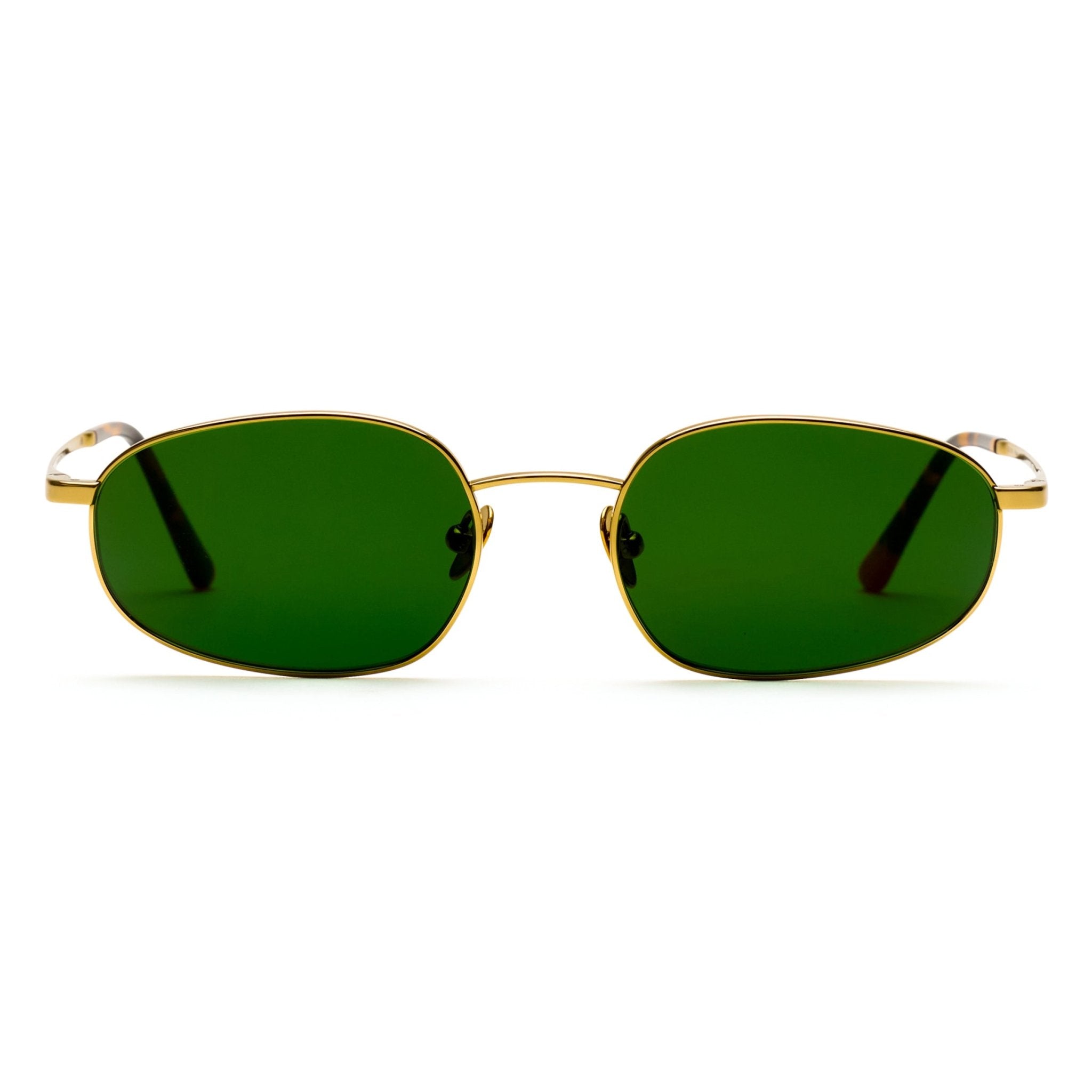 Otto / Gold Titanium & Green Solid Lens - Shade Files
