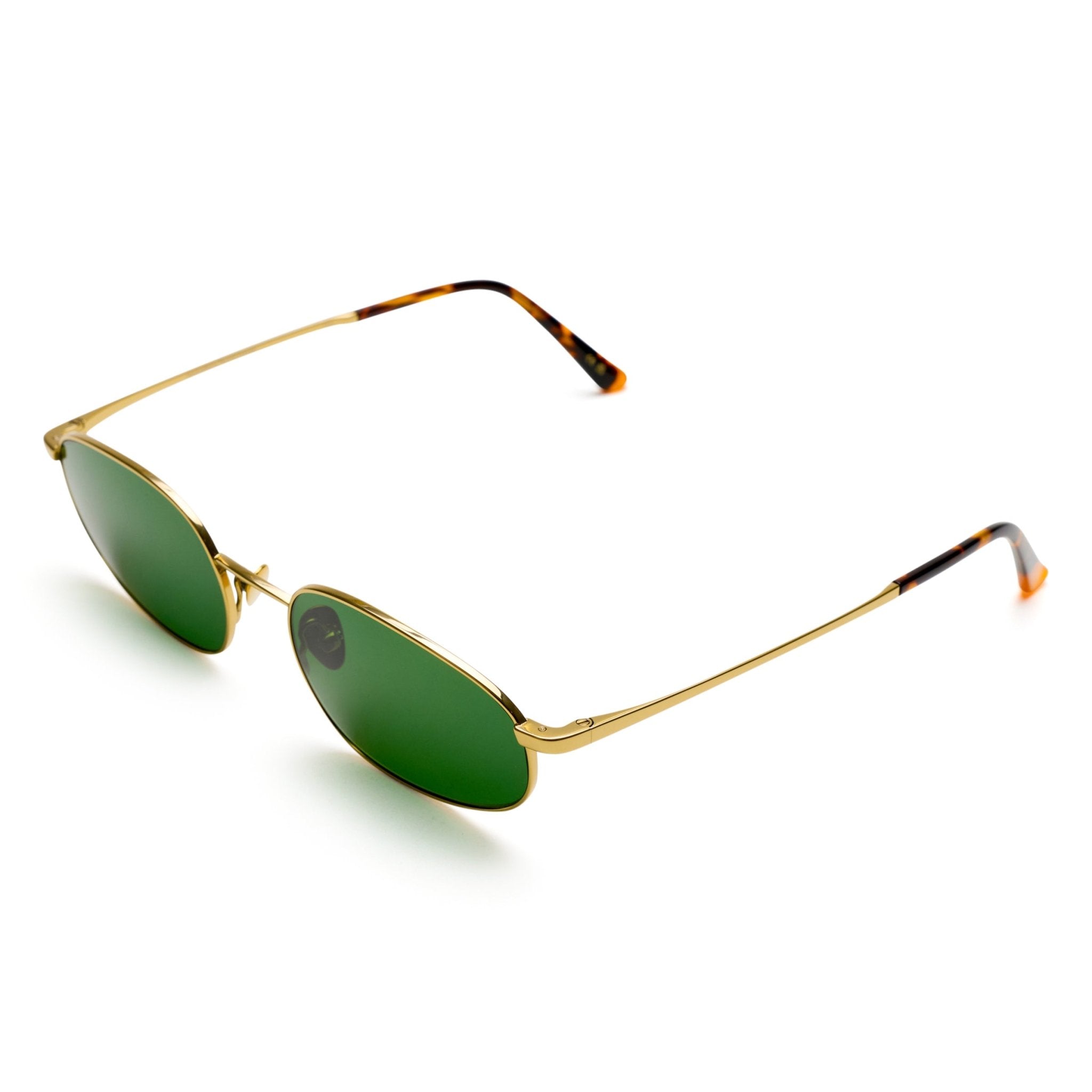 Otto / Gold Titanium & Green Solid Lens - Shade Files