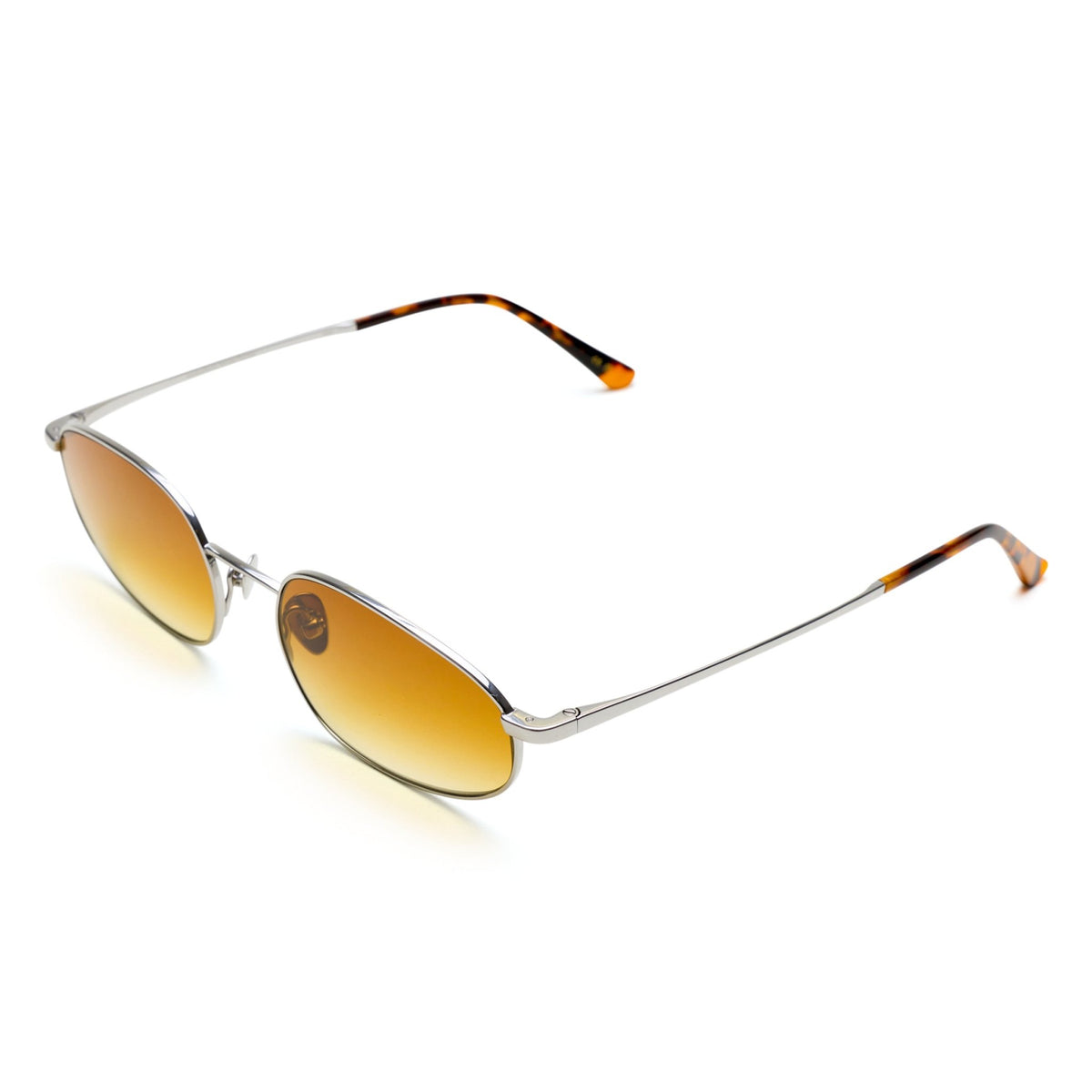 Otto / Silver Titanium & Brown Gradient Lens - Shade Files