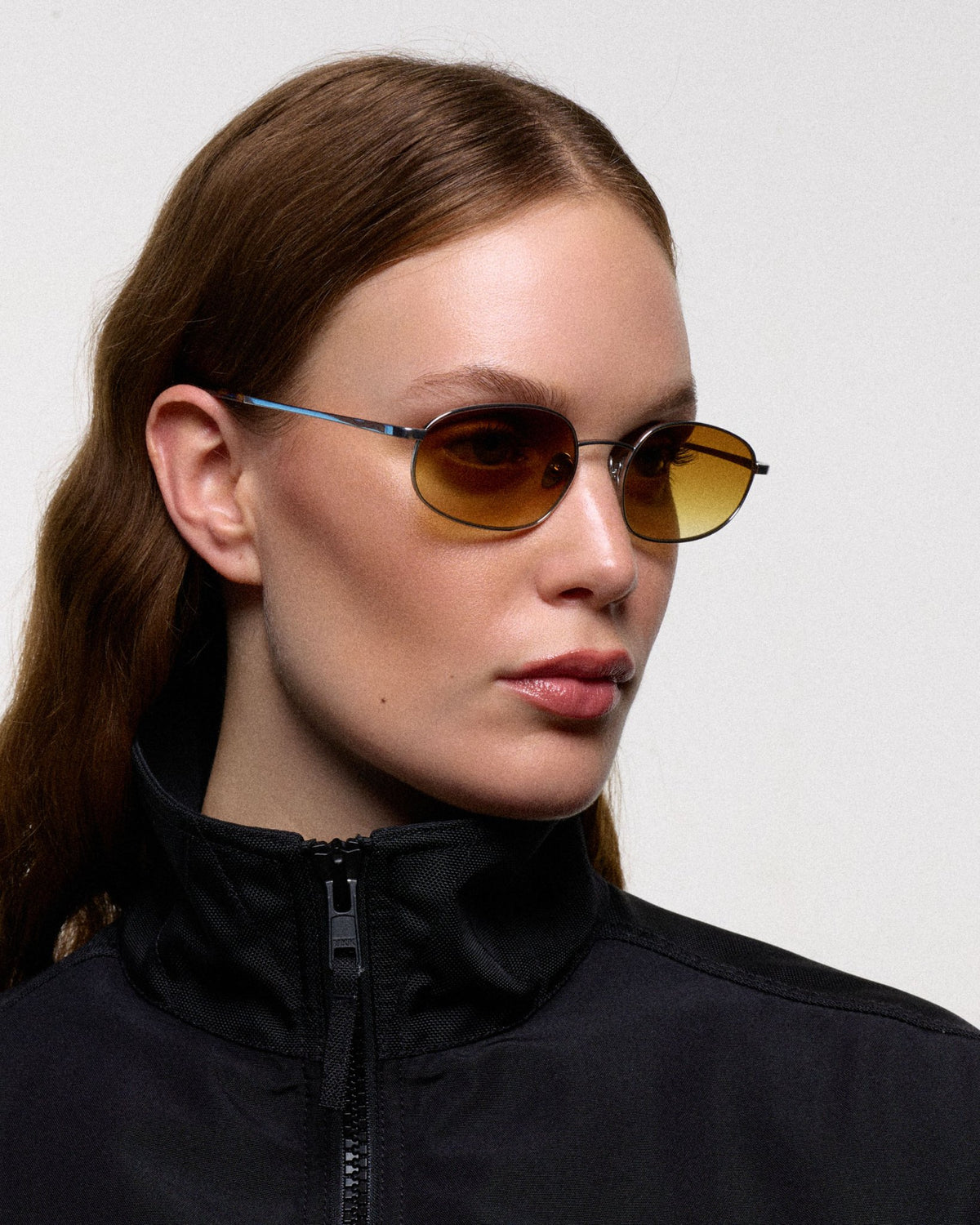 Otto / Silver Titanium & Brown Gradient Lens - Shade Files