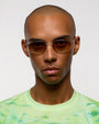 Otto / Silver Titanium & Brown Gradient Lens - Shade Files