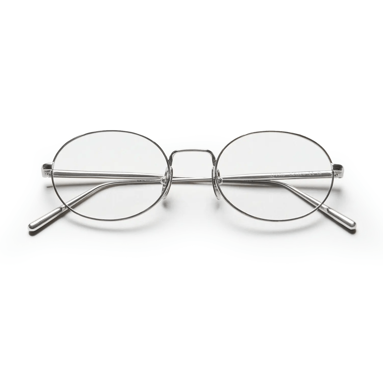 Oval Steel Optical / Silver & Clear Lens - Shade Files